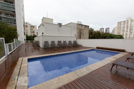Studio para alugar com 44m², 1 quarto e 1 vagaPiscina