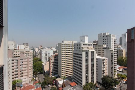 Varanda de apartamento à venda com 1 quarto, 48m² em Cerqueira César, São Paulo