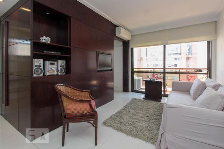 Sala de apartamento à venda com 1 quarto, 48m² em Cerqueira César, São Paulo