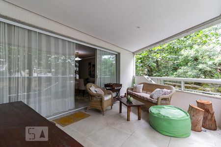 Varanda Gourmet de apartamento à venda com 3 quartos, 185m² em Recreio dos Bandeirantes, Rio de Janeiro