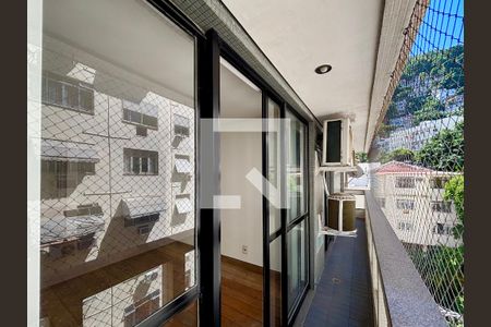 Varanda da sala de apartamento à venda com 3 quartos, 121m² em Leme, Rio de Janeiro