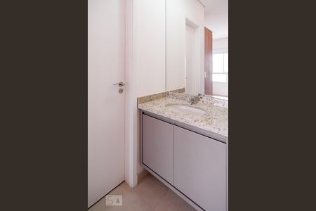 Banheiro Lavabo de apartamento para alugar com 1 quarto, 35m² em Santo Amaro, São Paulo