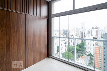 Varanda / Sala de apartamento para alugar com 1 quarto, 35m² em Santo Amaro, São Paulo