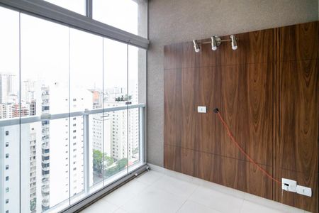 Varanda / Sala de apartamento para alugar com 1 quarto, 35m² em Santo Amaro, São Paulo