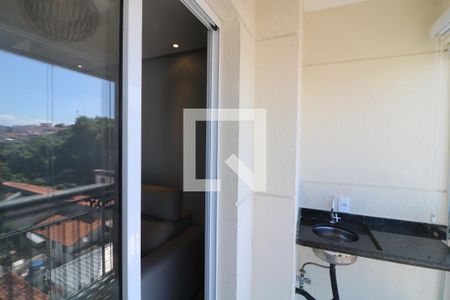 Varanda da Sala de apartamento à venda com 2 quartos, 54m² em Vila Bela, São Paulo