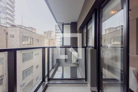 Apartamento para alugar com 28m², 1 quarto e sem vagaVaranda