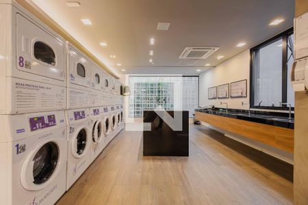 Apartamento para alugar com 28m², 1 quarto e sem vagaLavanderia