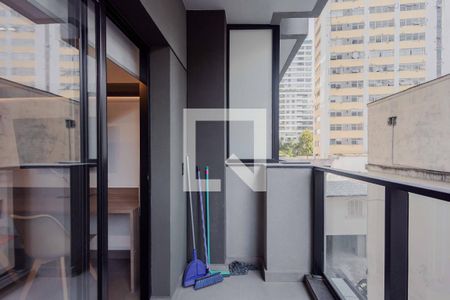 Apartamento para alugar com 28m², 1 quarto e sem vagaVaranda