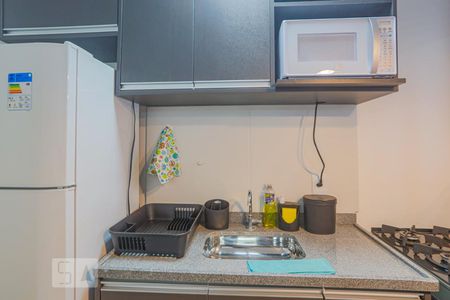 Studio à venda com 27m², 1 quarto e sem vagaCozinha
