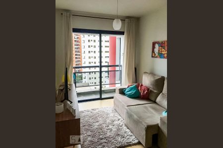 Sala de apartamento para alugar com 1 quarto, 34m² em Vila Nova Conceição, São Paulo