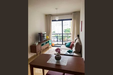 Sala de apartamento para alugar com 1 quarto, 34m² em Vila Nova Conceição, São Paulo