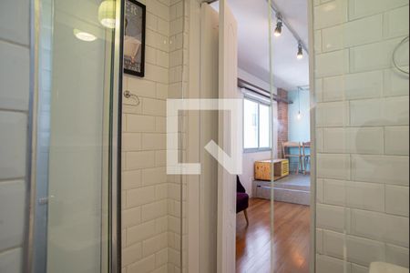 Studio para alugar com 28m², 1 quarto e 1 vaga Studio para alugar com 28m², 1 quarto e 1 vagaBanheiro