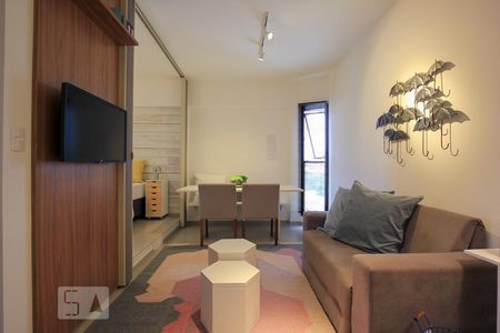 Sala de apartamento para alugar com 1 quarto, 46m² em Cambuí, Campinas