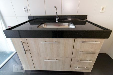 Apartamento para alugar com 44m², 2 quartos e 1 vagaCozinha - pia e gabinete