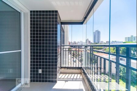 Varanda da Sala de apartamento à venda com 3 quartos, 77m² em Vila Floresta, Santo André