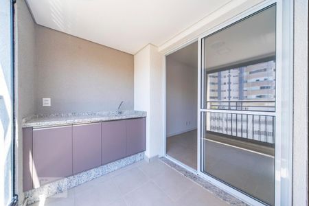 Varanda da Sala de apartamento à venda com 3 quartos, 77m² em Vila Floresta, Santo André