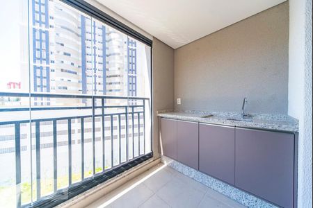Varanda da Sala de apartamento à venda com 3 quartos, 77m² em Vila Floresta, Santo André