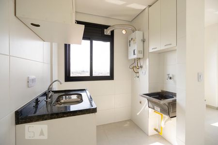 Cozinha e área de serviço de apartamento para alugar com 1 quarto, 30m² em Vila Alpina, São Paulo