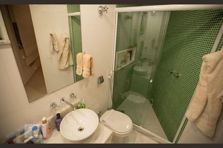 Banheiro da Suíte de apartamento à venda com 2 quartos, 80m² em Jardim Botânico, Rio de Janeiro