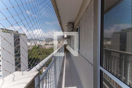 Varanda da Sala de apartamento para alugar com 2 quartos, 69m² em São Cristóvão, Rio de Janeiro