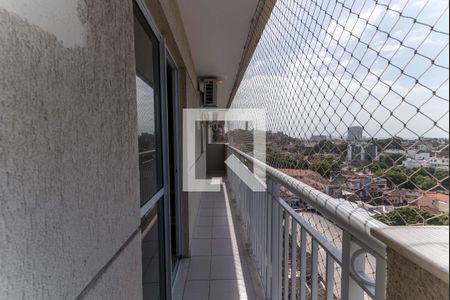 Varanda da Sala de apartamento para alugar com 2 quartos, 69m² em São Cristóvão, Rio de Janeiro