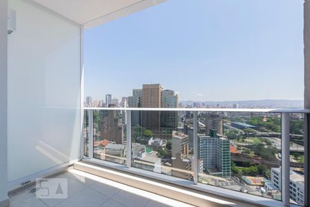 Varanda de kitnet/studio para alugar com 1 quarto, 23m² em Sé, São Paulo