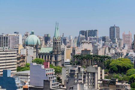 Vista de kitnet/studio para alugar com 1 quarto, 23m² em Sé, São Paulo