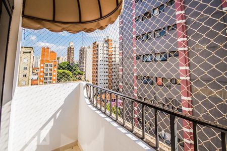Varanda da Sala de apartamento à venda com 3 quartos, 120m² em Cambuí, Campinas