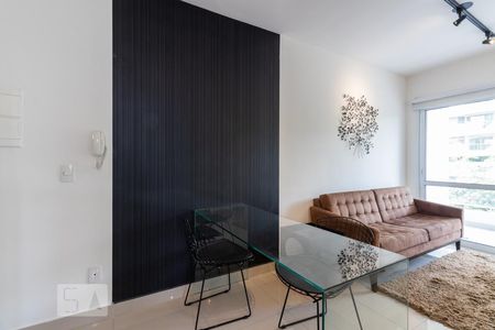 Sala de apartamento para alugar com 1 quarto, 40m² em Vila Olímpia, São Paulo