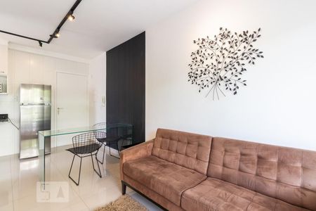 Sala de apartamento para alugar com 1 quarto, 40m² em Vila Olímpia, São Paulo