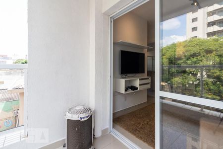 Varanda de apartamento para alugar com 1 quarto, 40m² em Vila Olímpia, São Paulo