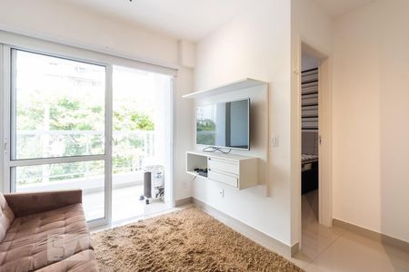 Sala de apartamento para alugar com 1 quarto, 40m² em Vila Olímpia, São Paulo
