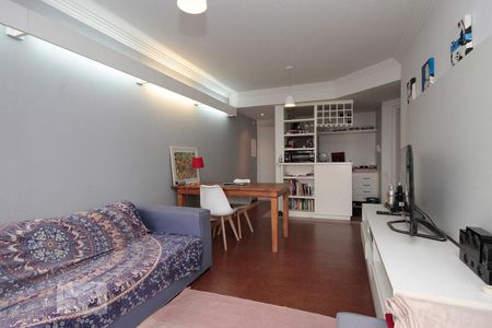 Sala de apartamento à venda com 1 quarto, 48m² em Santa Cecília, São Paulo