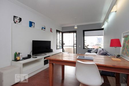 Sala de apartamento à venda com 1 quarto, 48m² em Santa Cecília, São Paulo