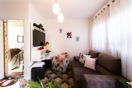Sala de casa de condomínio para alugar com 2 quartos, 69m² em Chácara Belenzinho, São Paulo