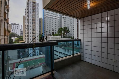 Varanda  de apartamento para alugar com 3 quartos, 107m² em Funcionários, Belo Horizonte