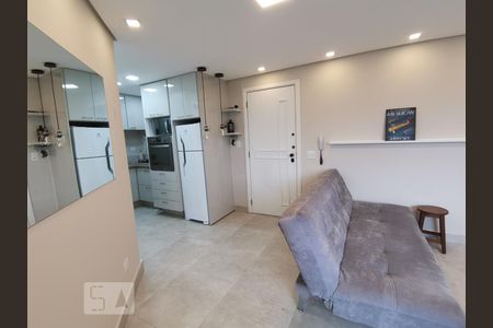 Sala de apartamento à venda com 1 quarto, 42m² em Paraíso do Morumbi, São Paulo