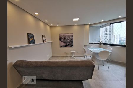 Sala de apartamento à venda com 1 quarto, 42m² em Paraíso do Morumbi, São Paulo
