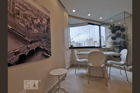 Detalhe Sala de apartamento à venda com 1 quarto, 42m² em Paraíso do Morumbi, São Paulo