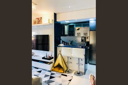 Sala de apartamento à venda com 3 quartos, 93m² em Baeta Neves, São Bernardo do Campo