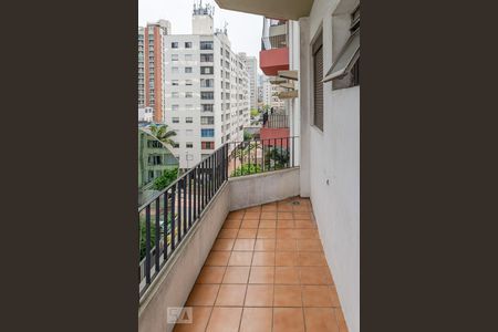 Varanda da Sala de apartamento para alugar com 1 quarto, 35m² em Bela Vista, São Paulo