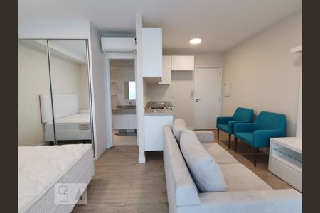 Sala de apartamento para alugar com 1 quarto, 41m² em Real Parque, São Paulo