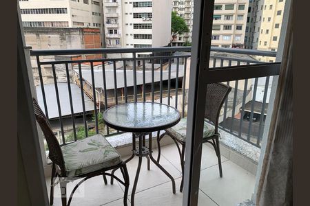 Studio para alugar com 26m², 1 quarto e sem vagaVaranda