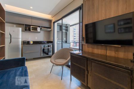 Sala de apartamento para alugar com 1 quarto, 33m² em Pinheiros, São Paulo