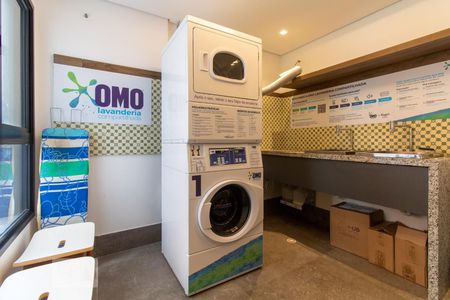 Apartamento para alugar com 33m², 1 quarto e 1 vaga Apartamento para alugar com 33m², 1 quarto e 1 vagaÁrea comum - Lavanderia
