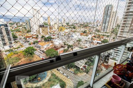 Varanda 1 da Sala - Vista de apartamento para alugar com 3 quartos, 190m² em Setor Oeste, Goiânia
