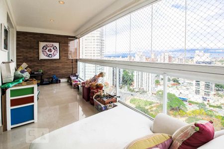 Varanda da Sala 1 de apartamento para alugar com 3 quartos, 190m² em Setor Oeste, Goiânia