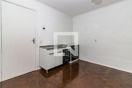 Sala/Cozinha de apartamento à venda com 1 quarto, 44m² em Azenha, Porto Alegre