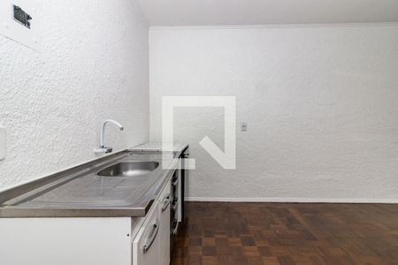 Sala/Cozinha de apartamento à venda com 1 quarto, 44m² em Azenha, Porto Alegre
