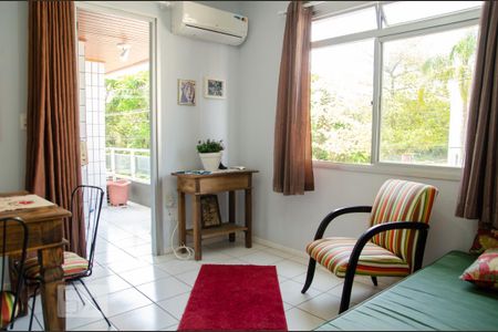 Sala de apartamento para alugar com 1 quarto, 50m² em Jurerê Internacional, Florianópolis